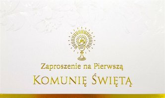 Zaproszenie Komunia ZP-11 (10szt.)