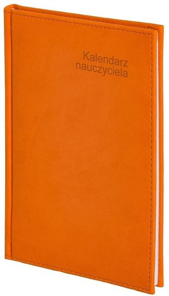 Kalendarz naucz. 2022/23 B5 tyg. Vivella Pomarańcz