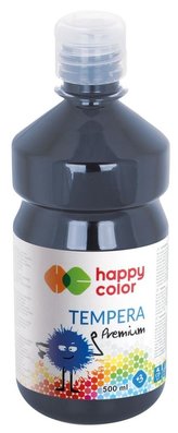 Farba tempera Premium 500ml grafitowa HAPPY COLOR