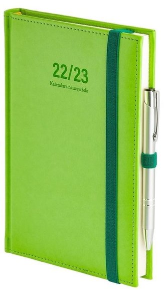 Kalendarz naucz. 2022/23 A5 dz Nebraska Seledyn