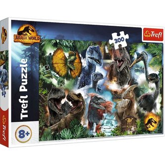 Puzzle 300 obľúbených dinosaurov TREFL