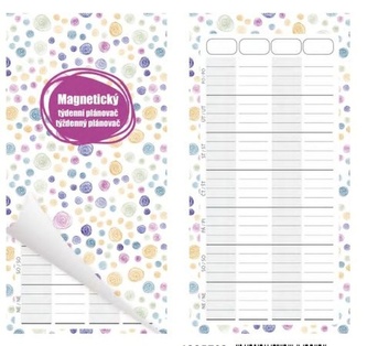Magnetický týdenní plánovač Spiral