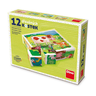 NA FARME 12 Drevené kocky