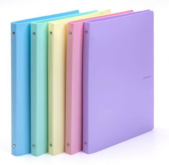 Pořadač PP A4 4kr. PASTELINI růžová