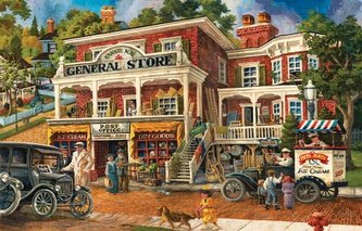 Puzzle 1000 Główny sklep w miasteczku
