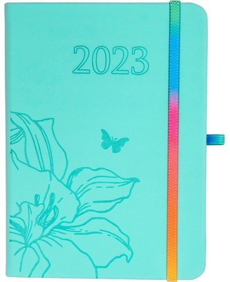 Kalendarz 2023 B6 tyg. Hip hop miętowy ELEFANT