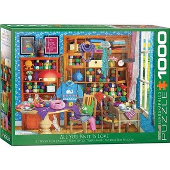 Puzzle 1000 All you knit is love