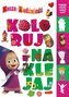 Masza i Niedźwiedź. Koloruj i naklejaj 2