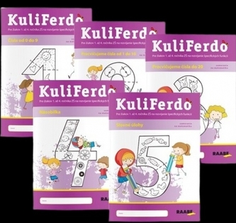 Kuliferdo – Vývinové poruchy učenia – číselka - sada (5ks)