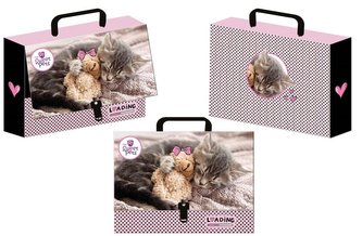 Teczka z rączką walizeczką The Sweet Pets Kot