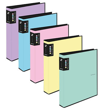 Pořadač A4 lamino R25-4kr. PASTELINI žlutá