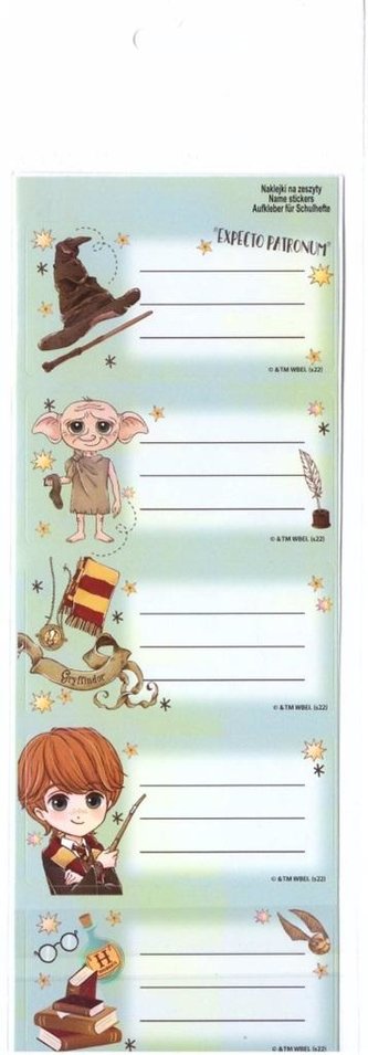 Nálepky na notebook Harry Potter
