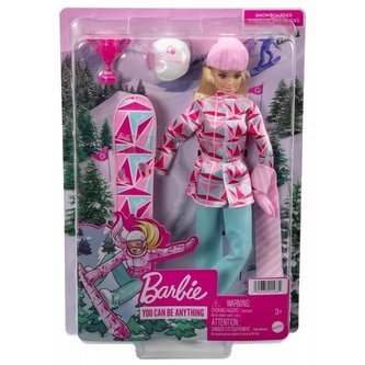 Barbie bábika na zimné športy HCN32