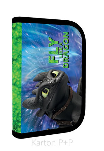 Penál 1 patrový, 2 chlopně, prázdný Jak vycvičit draka