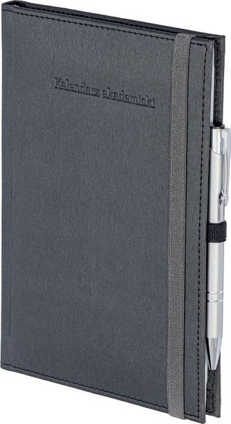 Kalendarz akad. 2022/23 A5 tyg. Aluminium Srebrny