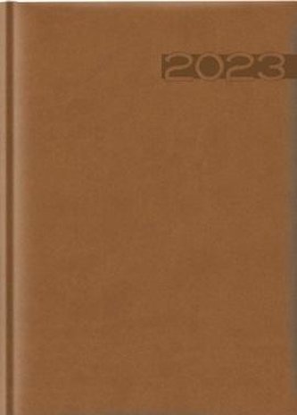 Terminarz 2023 A5 Lux złocony brązowy