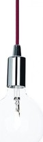 ZÁVĚSNÉ SVÍTIDLO EDISON SP1 CROMO 113296 lesklý chrom/ červená