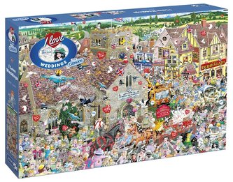 Puzzle 1000 Kocham śluby i wesela G3