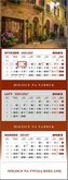 Kalendarz 2023 ścienny trójdzielny Toskania