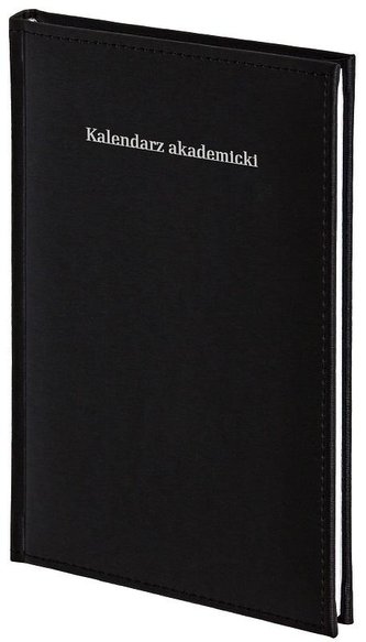 Kalendarz akademicki 2022/23 A5 tyg. Vivella Czerń