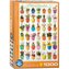 Puzzle 1000 Kaktusy a sukulenty