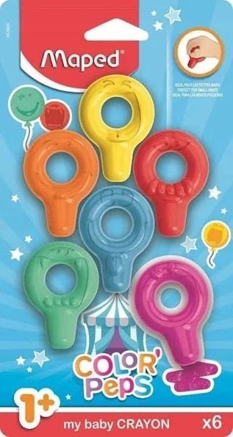 Pastelky Baby Colorpeps Early Age blister 6 ks