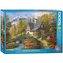 Puzzle 1000 Chatka z widokiem na góry