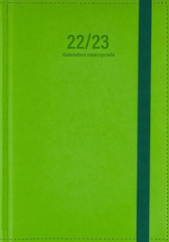 Kalendarz naucz. 2022/2023 A5 tyg Nebraska Seledyn