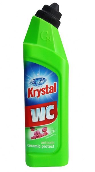 KRYSTAL WC kyslý na keramiku s ochranou zelený 750 ml