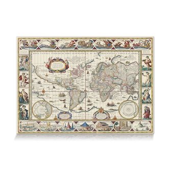 Puzzle 2000 Mapa sveta
