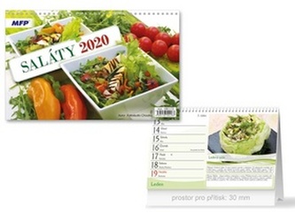 Saláty - stolní kalendář 2020