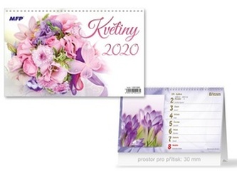Květiny - stolní kalendář 2020