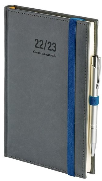 Kalendarz nauczyciela 2022/23 A5 Nebraska Szary