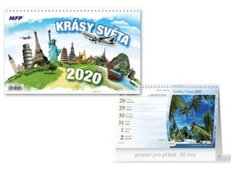 Krásy světa - stolní kalendář 2020