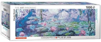 Puzzle 1000 Lilie wodne, Claude Monet, Panorama