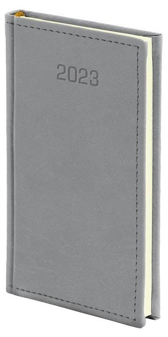 Kalendarz 2023 A6 Tygodniowy Vivella szary
