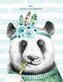 Notatnik ozdobny 128x165/64K kratka Panda