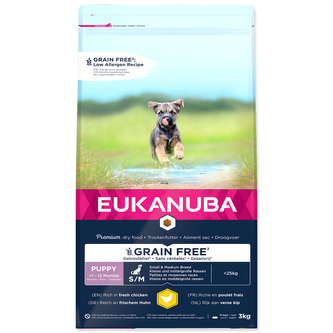 EUKANUBA Puppy Small & Medium Grain Free Chicken