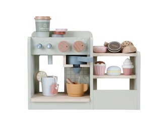 Kávovar drevený veľký s príslušenstvom Kávovar drevený veľký s príslušenstvom