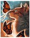 Malowanie po numerach - Lśniący kot 40x50cm