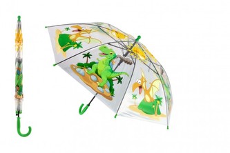 Dáždnik Dinosaurus plast/kov vystreľovací 64cm v sáčku