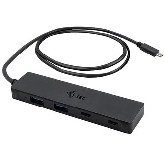 i-tec USB-C Metal HUB 2x USB 3.0 + 2x USB-C, 85cm kabel