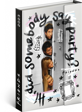 Týždenný magnetický diár Priatelia 2023