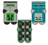 SADA 3 KS PONOŽKY MINECRAFT - velikost 27-30