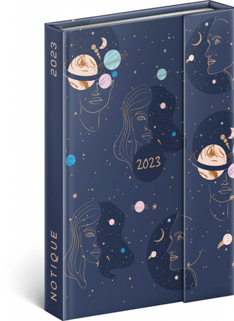 Týždenný magnetický diár Mesiac 2023
