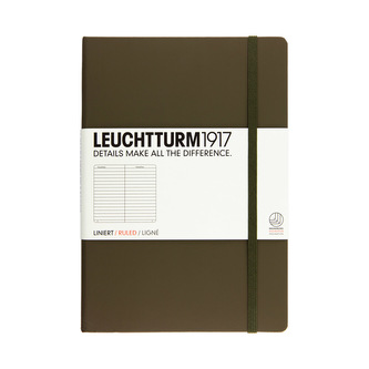 LEUCHTTURM1917 blok A5, taupe, linky 339571