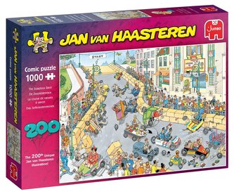 Puzzle 1000 Jan Van Haasteren Wyścig na byle czym