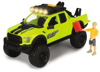 Ford Raptor s horským bicyklom