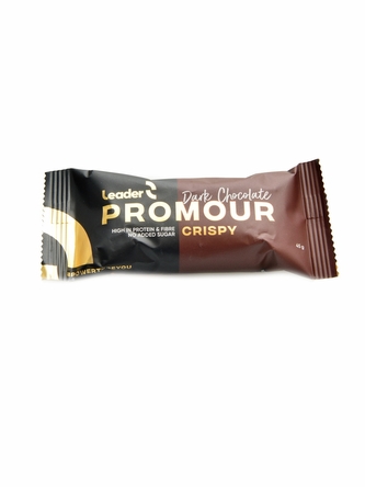 Leader performance - Promour Crispy 45g - dark chocolate