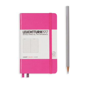 LEUCHTTURM1917  blok A6, pink, linky 339589